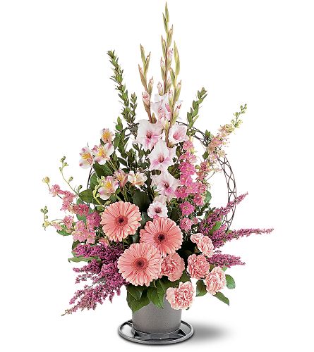 Hopeful Pink Basket - Grandview Flowers - Send Your Heart with Sense of ...
